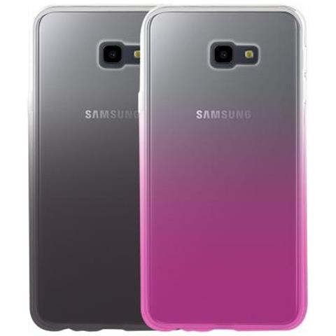 Set Di Protezione 2 Cover Colorblock Per Samsung Galaxy J4 Core, Rosa - Foto 3