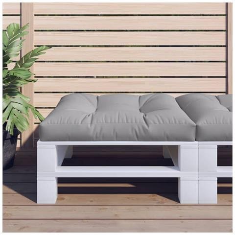 Cuscino Per Pallet Grigio 80x80x12 Cm In Tessuto - Foto 1