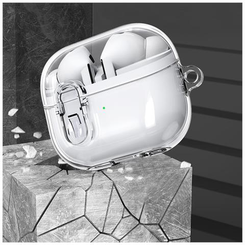 Custodia Protettiva Per Samsung Galaxy Buds 3/buds 3 Pro Con Portachiavi Transparent - Foto 2