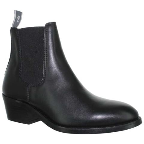 Stivali Slip-on Da Donna In Pelle Nera 37 - Foto 3