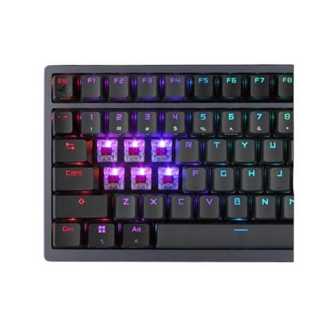 Azoth tastiera Gaming USB + RF Wireless + Bluetooth QWERTY Inglese Metallico - Foto 2