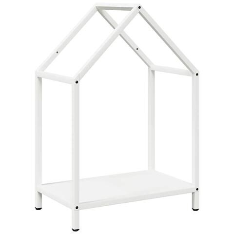 Rastrelliera per Legna da Ardere Bianca 40x25x60 cm - Foto 1