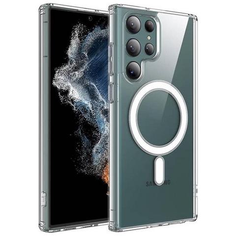 Clear Mag Mid Custodia Tpu Cover Case Compatibile Con Magsafe Per Samsung Galaxy S25 Ultra - Foto 5