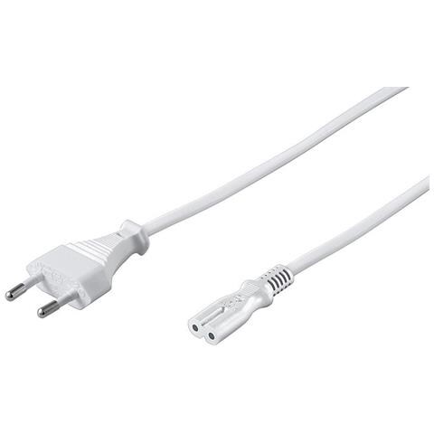 PE030720W cavo di alimentazione Bianco 2 m Spina di alimentazione di tipo C Accoppiatore C7 - Foto 1
