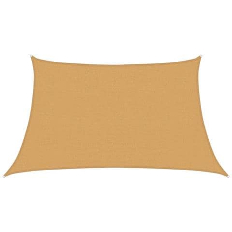 Vela Parasole 160 G/m Trapezio Grigio Chiaro 3/4x2 M In Hdpe - Foto 2