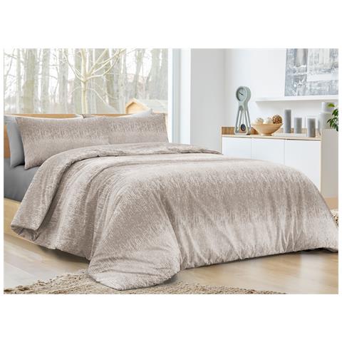 Copripiumino Sacco Piumone 100% Cotone Made In Italy Disegno Drops Matrimoniale Beige - Foto 1