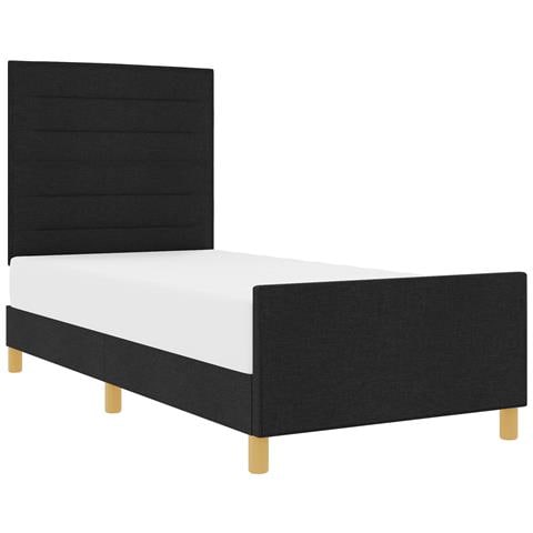 Rete Letto Nera 80x200 cm - Foto 1