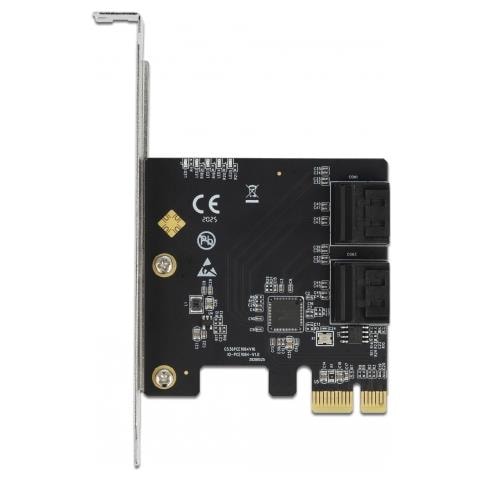 Scheda PCI Express x1 SATA a 4 porte - Fattore di forma a basso profilo - Foto 4