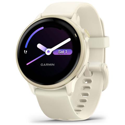 vívoactive 6 3,05 cm (1.2") AMOLED 42 mm Digitale 390 x 390 Pixel Touch screen Bianco Wi-Fi GPS (satellitare) - Foto 1