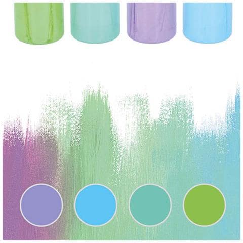 Set Di Pittura Acrilica 4x80 Ml Toni Pastello Freddi, Multicolore - Foto 5