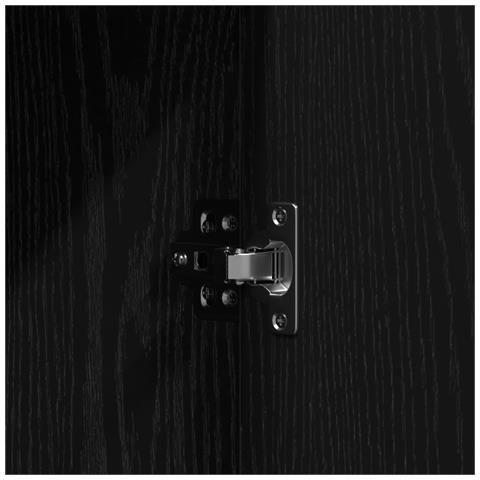 Tavolo da trucco  con luci LED Nero Rovere 102x33x135 cm - Foto 9