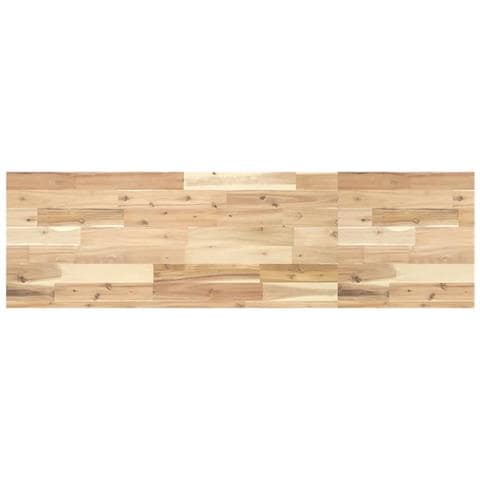 Piano per Tavolo 140x40x4 cm Rettangolare Legno Massello Acacia - Foto 1