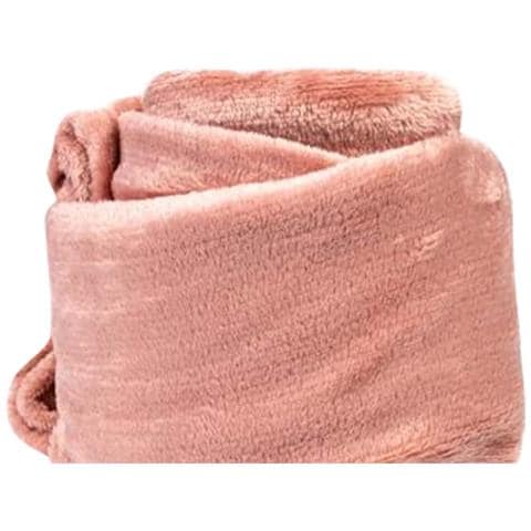Coperta Per Divano E Letto In Tessuto 150x200 Cm Confortevole Caloroso, Rosa - Foto 2