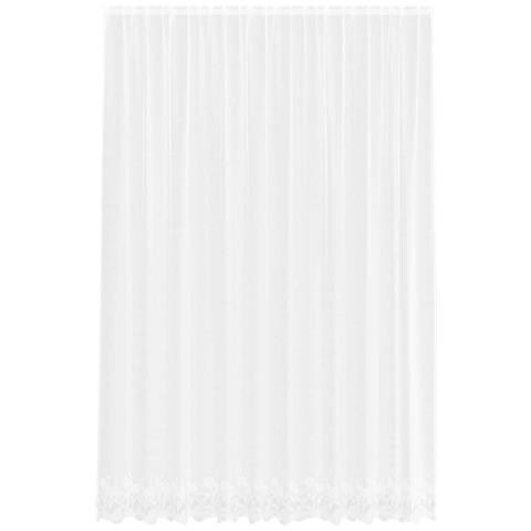 Tende con tende Floreale Bianco 300 x 280 cm Poliestere - Foto 1