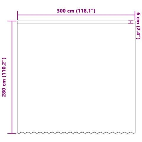 Tende con tende Floreale Bianco 300 x 280 cm Poliestere - Foto 8