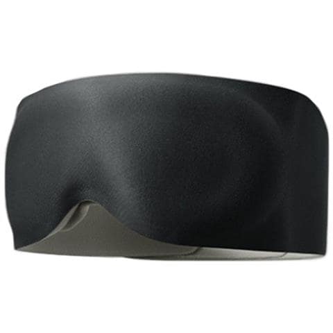 Mascherina Per Dormire Sagomata In Memory Foam - Blocca La Luce E Allevia L'affaticamento Oculare Black - Foto 1