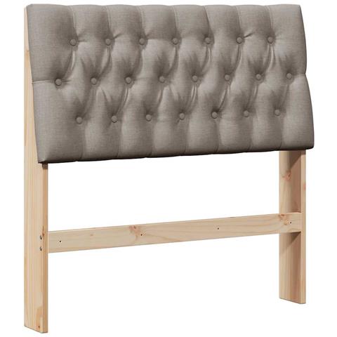 Testiera imbottita Talpa 90 cm Pino massello - Foto 1