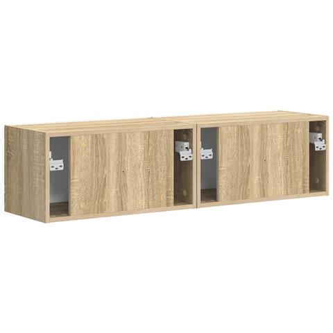 Mobile TV da parete 2 pcs Sonoma 60 x 31 x 29.5 cm - Foto 9