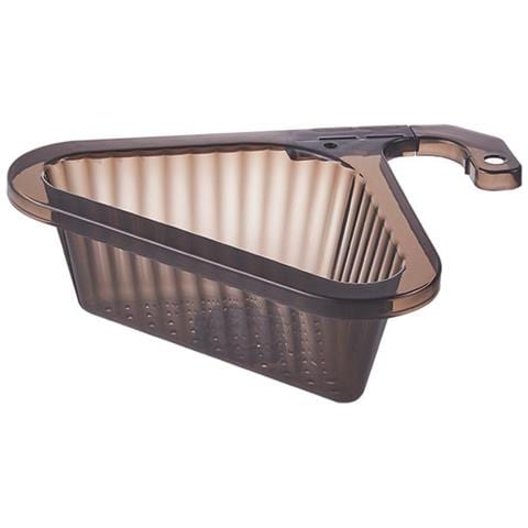Scolapiatti Triangolare Multifunzionale In Pp Per Lavello Da Cucina Black - Foto 1