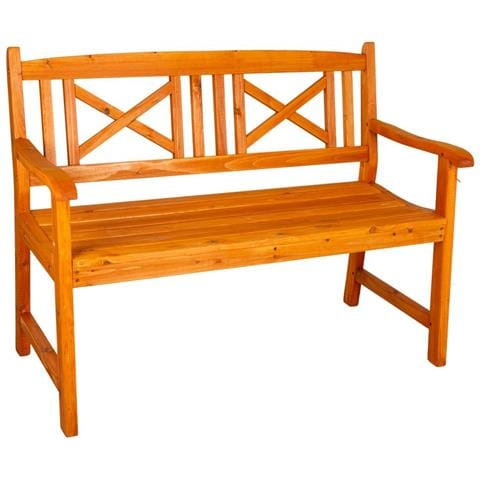 Sgabello In Legno Arancione 120x60x90h - Foto 1