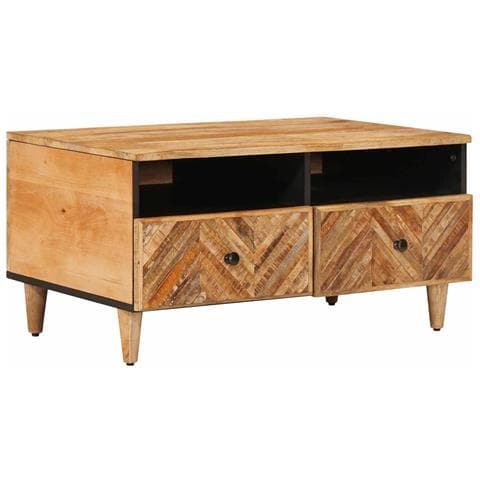 Tavolino da salotto con cassetto Marrone 80 x 54 x 40 cm - Foto 1