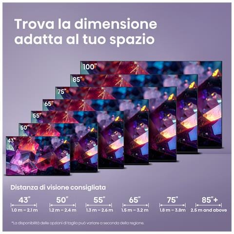 Smart TV QLED 144Hz 85" 4K 85Q7S PRO, Audio Dolby Atmos, VIDAA OS con 1000+ APP, Dolby Vision IQ, HDR 10+, Native 144Hz Game Mode, AirPlay2, Alexa Built-in, lativù 4K - Foto 2