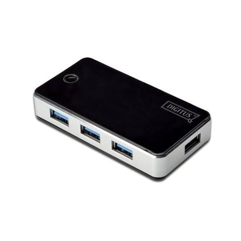 Hub 4 Porte Usb 3.0 Con Alimentatore Colore Nero - Foto 1