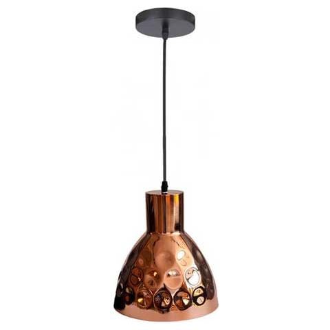 Lampadario Pendente Cromato A Sospensione E27 Metallo Oro Rosa Vt-8220 3711 - Foto 5
