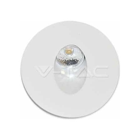 Faretti Led Segnapasso Tondo Cob 3w Ip20 Interno Luce Naturale 4500k Vt-1109rd 1208 - Foto 2