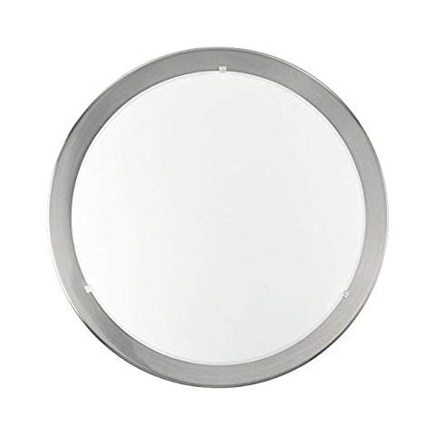 82942 Planet Plafoniera 1lx100w E27 Nickel+vetro Satinato - Foto 3
