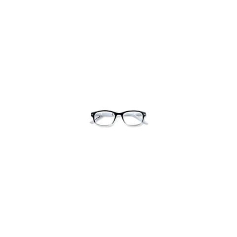 Occhiali Da Lettura Uomo Donna Unisex Neri + 2.50 Diottrie 31z-b1-blk, Occhiali Da Vista Da 2.5 Diottrie Premontati Per Presbiopia, Montatura In Policarbonato E Asta Con Sistema Flex - Foto 1