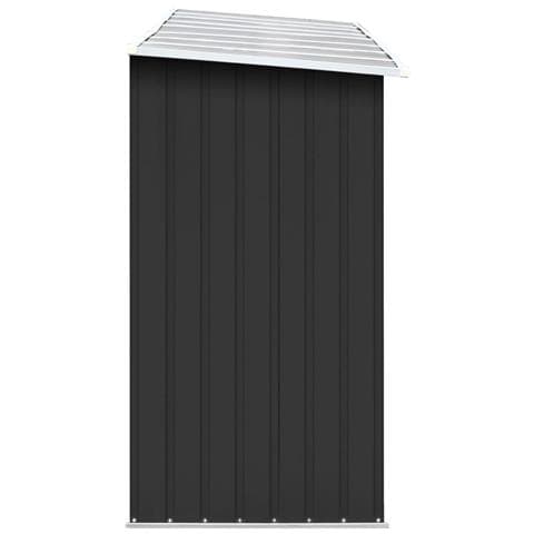 Capannone da Giardino in Acciaio Zincato 330x84x152cm Antracite - Foto 5