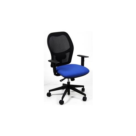 Poltrona Semidirezionale Hubble Blu C / bracc. - Foto 1