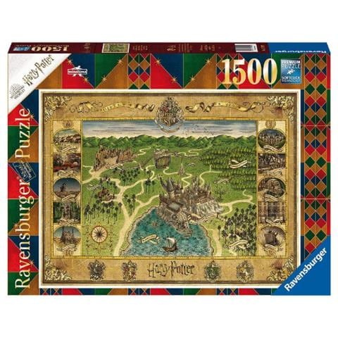 Puzzle 1500 Mappa Di Hogwarts - Foto 1