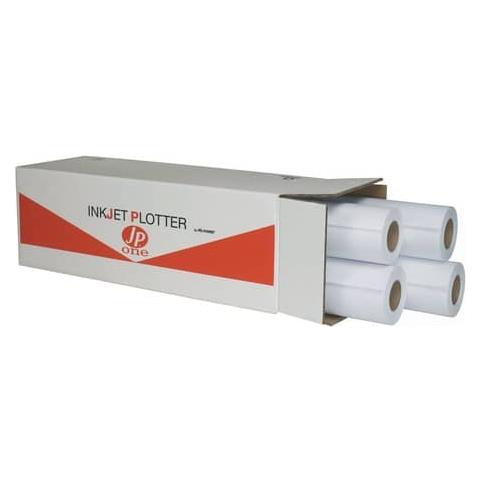 Carta Plotter Finitura Opaca 91,4 Cm X 50 Mt 90 G / m² Conf. 4 Pezzi - 8749 - Foto 1