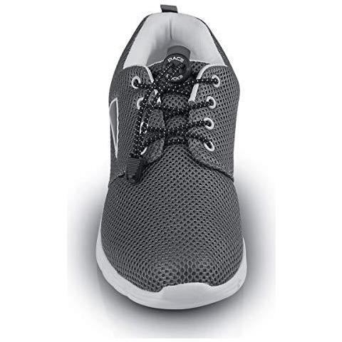 Pace Serrature Elastiche Lacci Delle Scarpe Non-cravatta Scarpe Senza Lacci Slip-on Chiusure Rapide Per Lo Sport Bambini E Adulti 120 Cm 1 Paio Nero - Foto 2