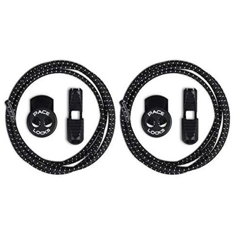 Pace Serrature Elastiche Lacci Delle Scarpe Non-cravatta Scarpe Senza Lacci Slip-on Chiusure Rapide Per Lo Sport Bambini E Adulti 120 Cm 1 Paio Nero - Foto 4