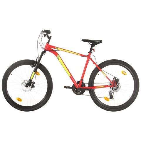 Mountain Bike 21 Speed 27,5"" Ruote 42 cm Rosso - Foto 1