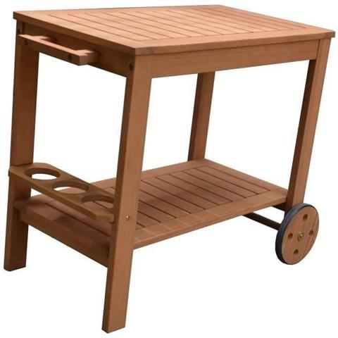 Tavolo Da Giardino In Legno Di Eucalipto Fsc - 91,8x49,9x74cm - Foto 1