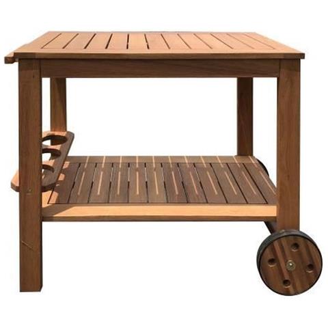 Tavolo Da Giardino In Legno Di Eucalipto Fsc - 91,8x49,9x74cm - Foto 2