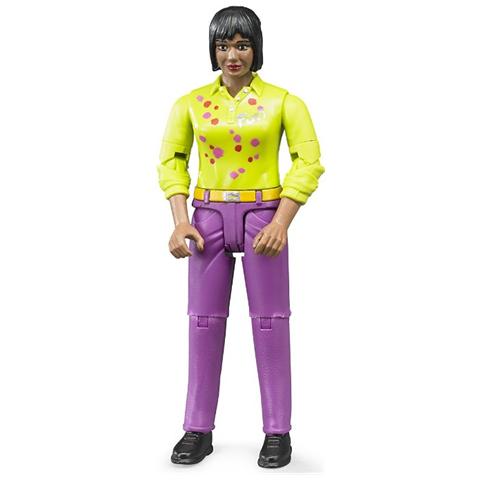 Donna Pelle Olivastra con Jeans Lilla Scala 1:16 - Foto 1