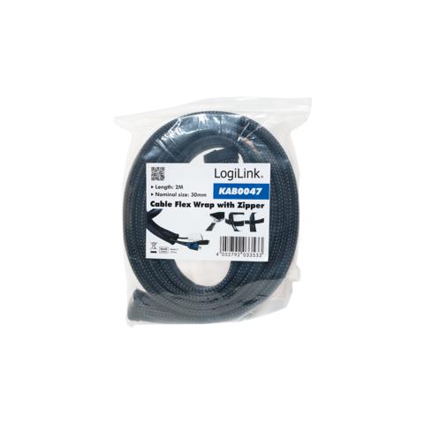 Guaina Avvolgicavi Chiusura Zip Mt 2 Diametro 30 Mm. - Foto 8