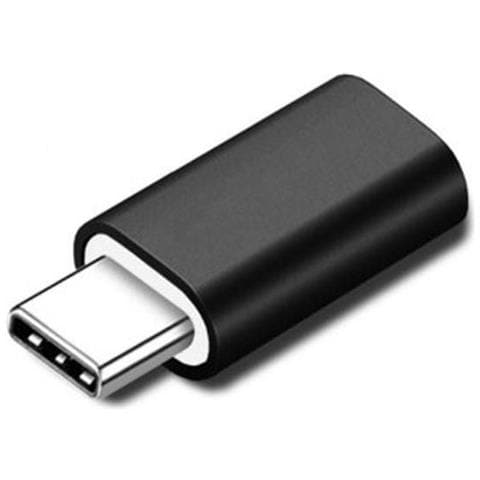 MC-LIGHTUSBC adattatore per inversione del genere dei cavi USB C Lightning Nero - Foto 1