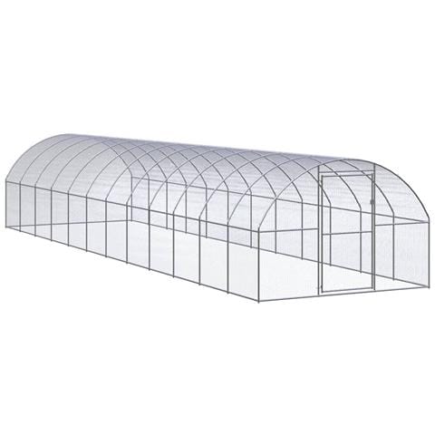 Pollaio Per Esterni 3x12x2 M In Acciaio Zincato - Foto 1