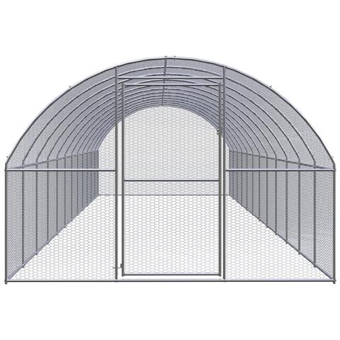 Pollaio Per Esterni 3x12x2 M In Acciaio Zincato - Foto 2