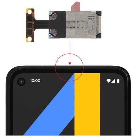 Altoparlante Interno Per Google Pixel 4a Auricolare Di Ricambio, Nero - Foto 2