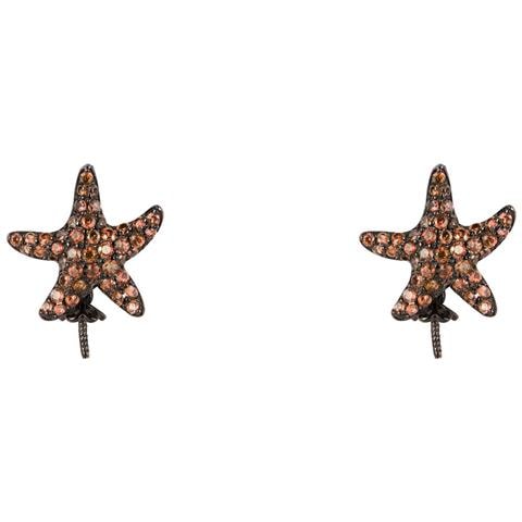 Gioielleria Jla-ear-star4. Pendente, Colore Nero Marrone. Donna. - In ordine - Foto 7
