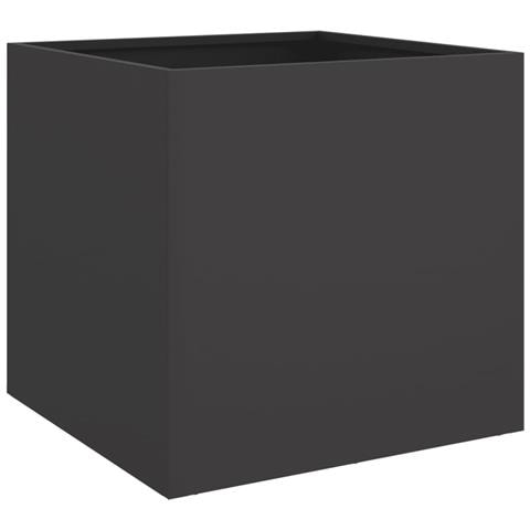 Fioriera Nera 49x47x46 cm in Acciaio - Foto 1