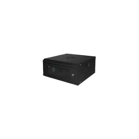 Armadio Rack 19'' 4u Serie Light Colore Nero Con Porta Vetro (axpxl) 240x400x530mm Ripiano Incluso - Foto 3