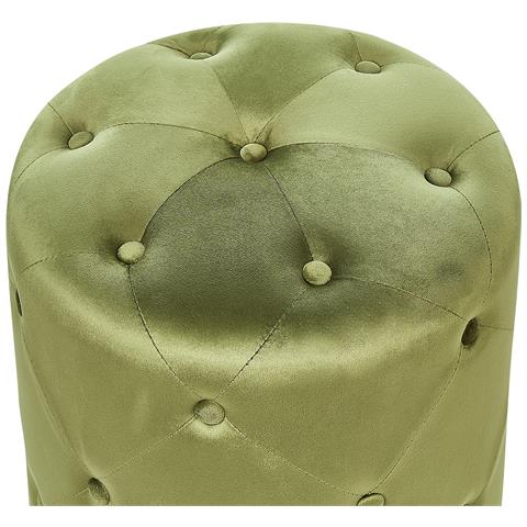 Pouf Corolla Velluto Verde Oliva - Foto 2